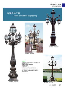 廠家直銷壓鑄鋁庭院燈 鋁制品景觀燈歐式庭園燈